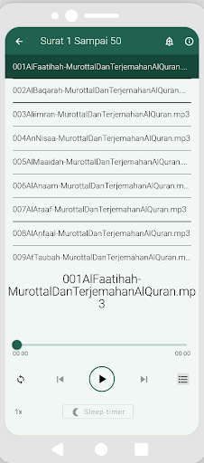 Al Quran MP3 Dan Terjemahannya Screen 2