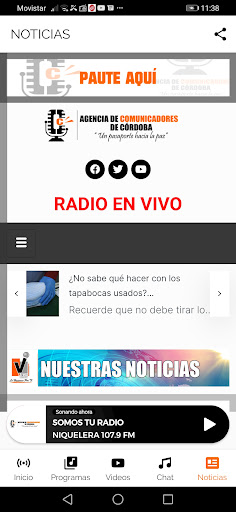 Niquelera 107.9 FM Screen 3