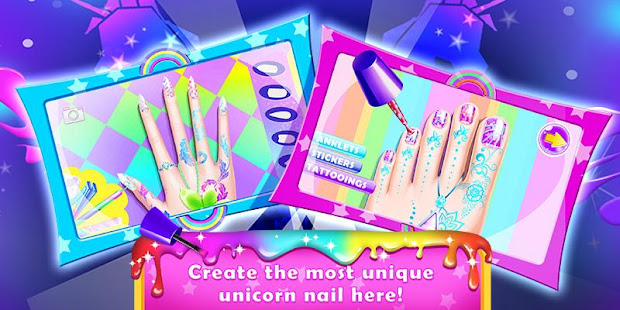 Rainbow Unicorn Nail Beauty Artist Salon screenshots 4
