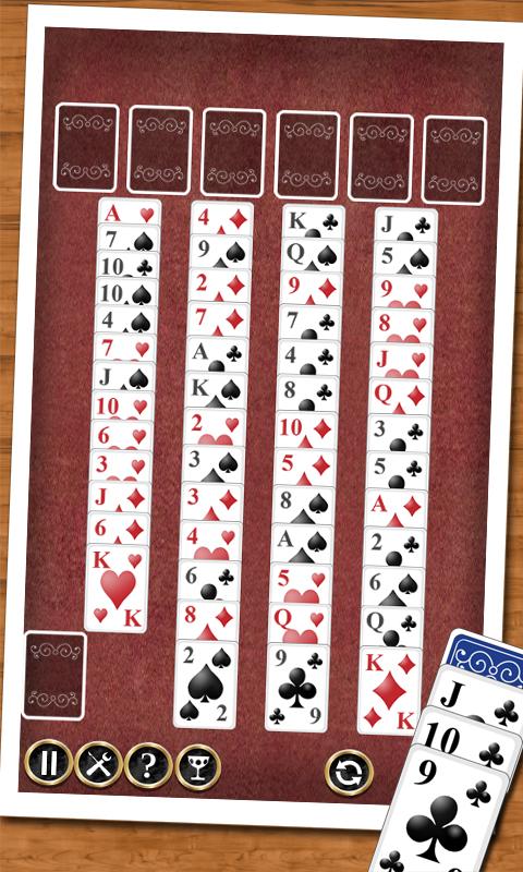 Android application Solitaire Collection screenshort