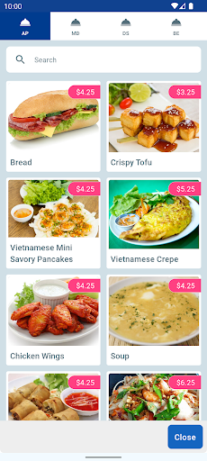 AZCPOS Restaurant Screen 2