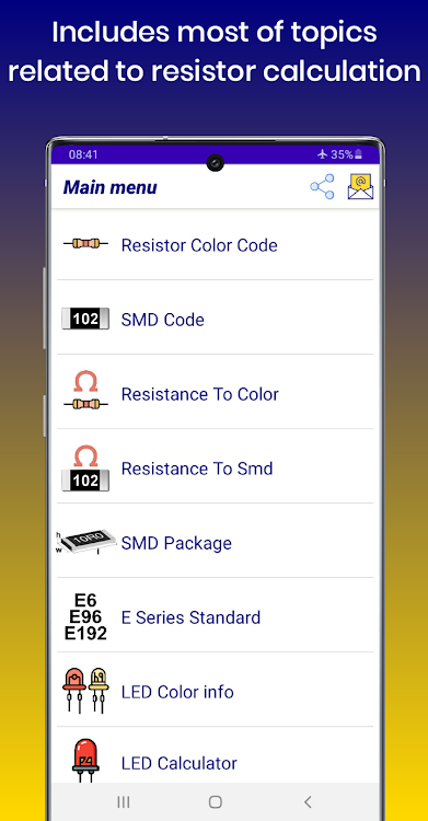 Resistor Color Code Calculator - 3.2 - (Android)