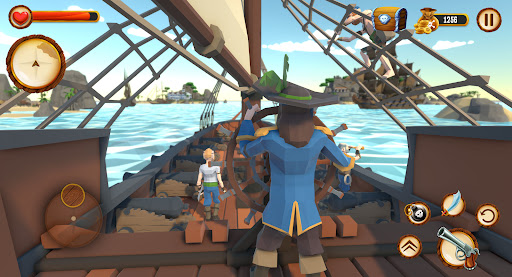 Pirate Polygon Caribbean Sea Screenshot 2 - AppWisp.com