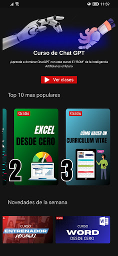 CursoFlix Screen 2