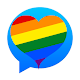 Meet gay - Gay chat and dating विंडोज़ पर डाउनलोड करें