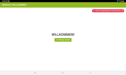 Android application Telution Survey App screenshort