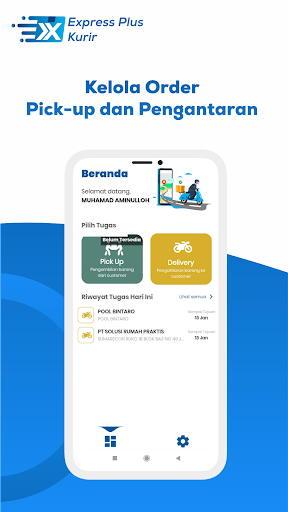 Express Plus Kurir Screen 3