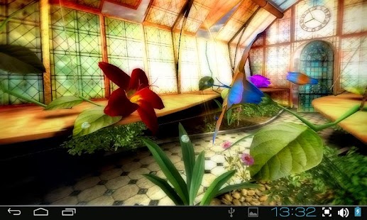 Magic Greenhouse 3D Pro lwp Screenshot