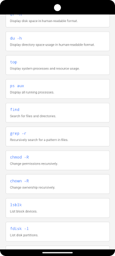 Linux Commands Screen 2