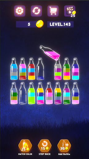 Android application Water Sorting - Amazing Colors screenshort