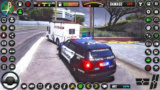 Police Car Sim Cop Game 2025 8