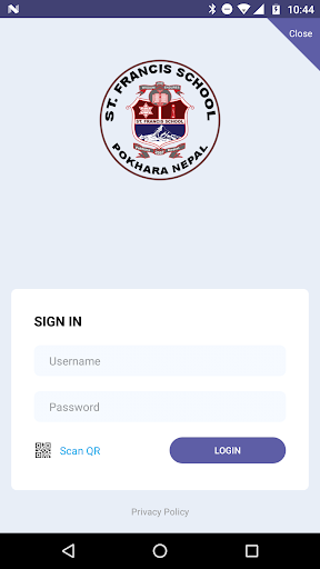 Android application Saint Francis School screenshort