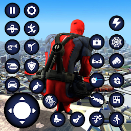 Ikoonprent Super Spider: City Hero Games