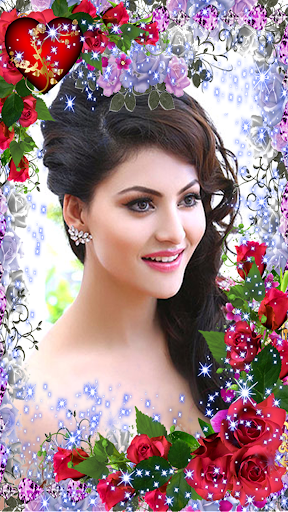 Lovely flower photo frame Screen 2