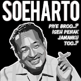 Indonesian President Suharto icon
