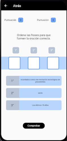 El orden de la oración - Screenshot 2
