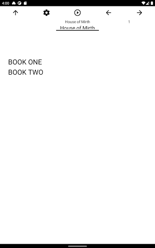 Book, House of Mirth Screen 3