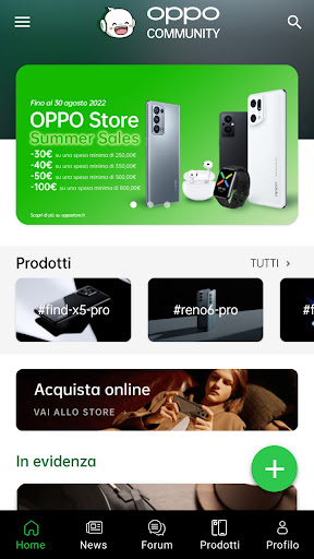 Android application OPPO Community screenshort