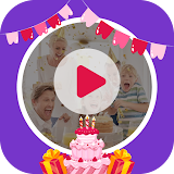 Birthday video editing app icon