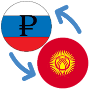 Russian ruble to Kyrgyzstani som / RUB to KGS