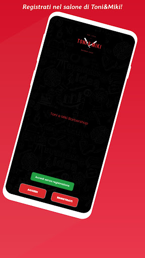 Android application TONI & MIKI BARBER SHOP screenshort