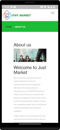 Just Market Screen 2
