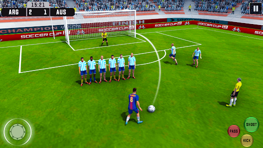 Captura de Pantalla 10 Football Games 2022 :Real Kick android