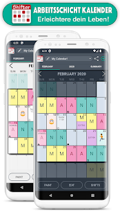 Arbeitsschicht Kalender Capture d'écran