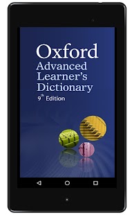 Oxford Advanced Learner’s Dict Screenshot