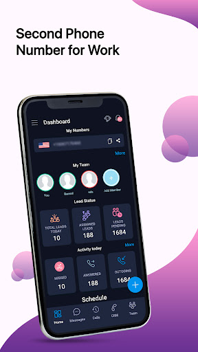 Android application LimePhone: Second Phone Number screenshort