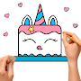 How To draw Cute cake