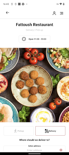 Android application Fattoush Liverpool screenshort