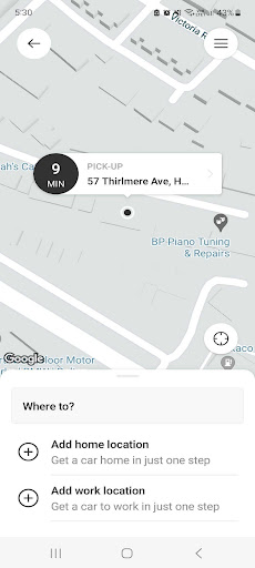 Triple Zero Taxis Screen 2
