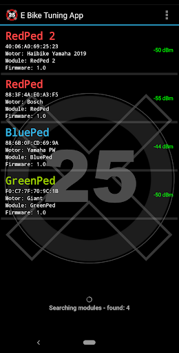 Android application RedPed - E Bike Tuning App screenshort
