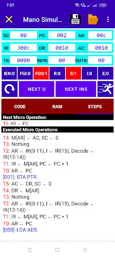 Mano Simulator Screen 3