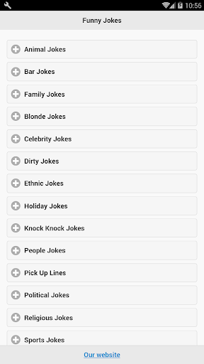 Android application Funny Short Jokes screenshort