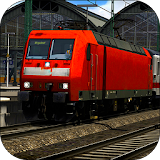 Indian Train Racing Games Euro 3D icon