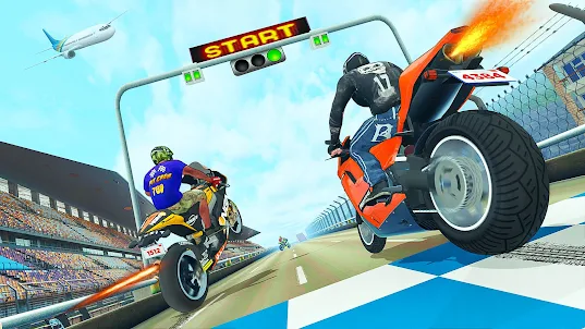 Bike Attack 3D Racing Games