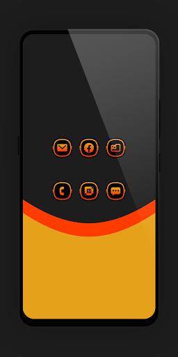 Funky Orange Icon Pack Screen 3