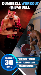 Dumbbell and barbell workout app hotsell