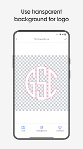 Captura de Pantalla 3 Logotipo de texto circular android