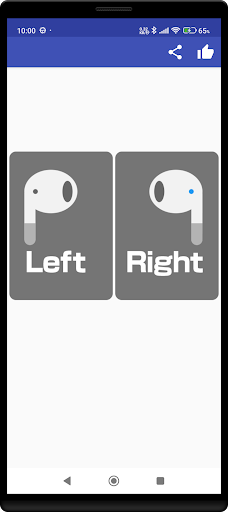 Android application Headphone Left Right Test (LR) screenshort