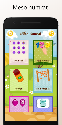 Android application 123 Mëso Numrat - Shqip screenshort