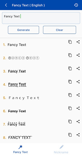 Glitch Text & Zalgo Text Screen 3