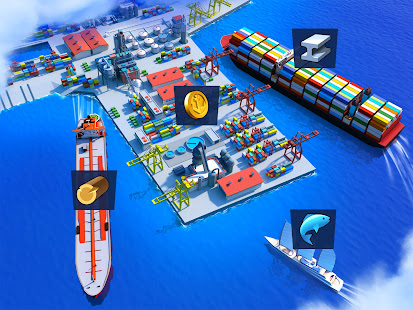 Скачать игру Sea Port: Ship Transport Tycoon & Business Game для Android бесплатно