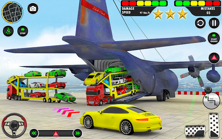 Crazy Car Transport Truck Game MOD