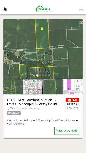 Worrell Land Services Screen 3