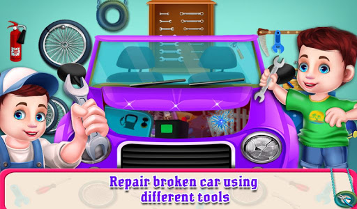 Car Garage Repair Workshop Screen 3