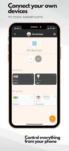 Android application Smartnest screenshort