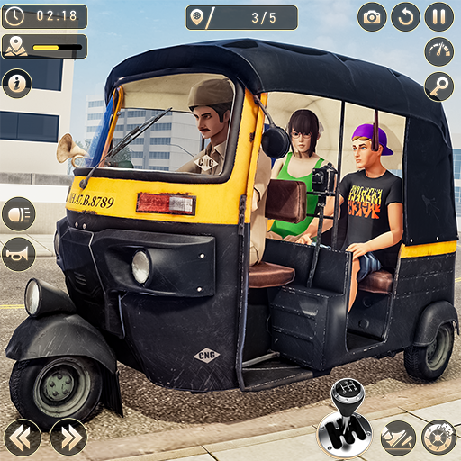 Tuk Tuk Rickshaw Driving Sim logo